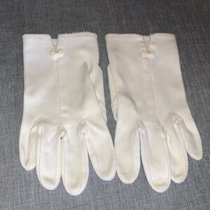 Women’s Vintage Mid-Century Modern White Gloves•EVC!